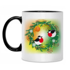 Кружка двухцветная