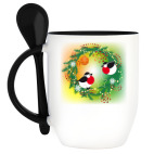 Кружка с ложкой