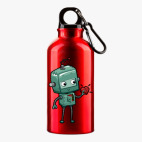 Металлическая бутылка 400 мл UV-DTF