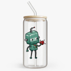 Банка с бамбуковой крышкой