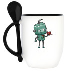 Кружка с ложкой