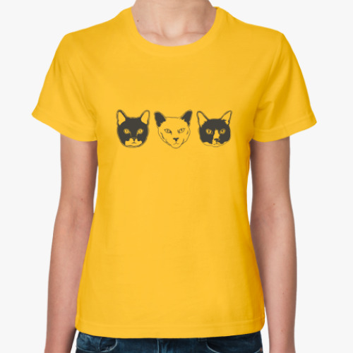 Женская футболка Коты Марка Мэрона