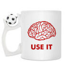 Кружка с футбольным мячиком