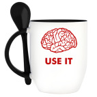 Кружка с ложкой