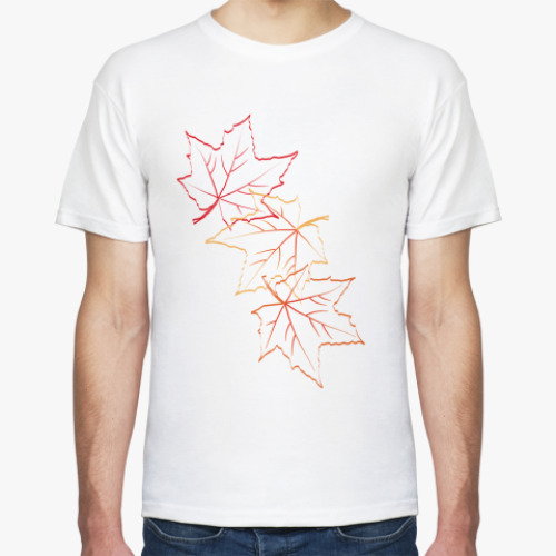 Футболка с принтом  Листопад
