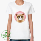 Женская футболка органик