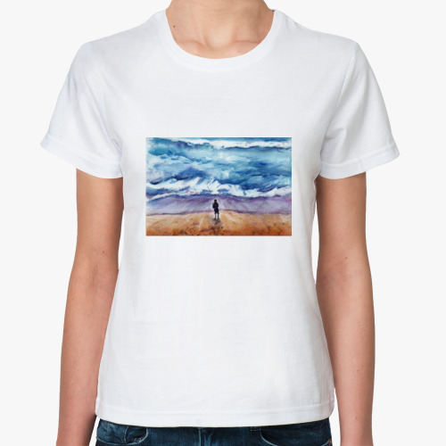 Классическая футболка Наедине с морем