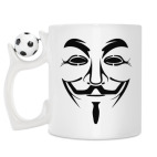 Кружка с футбольным мячиком