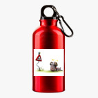 Металлическая бутылка 400 мл UV-DTF