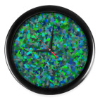 Настенные часы (без цифр) Пятнышки