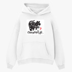 Толстовка худи оверсайз