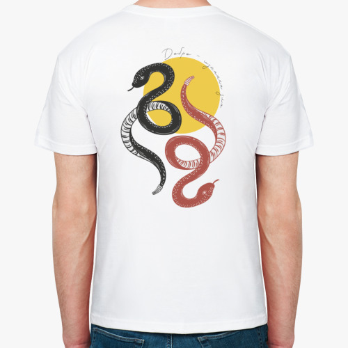 Футболка с принтом Добро - изнанка зла