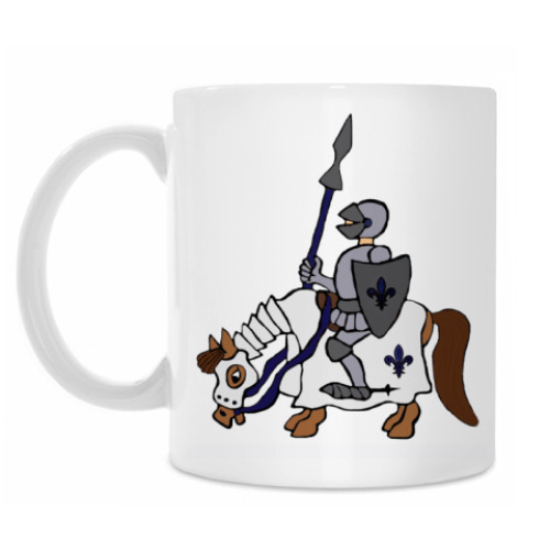 Кружка с принтом Рыцарь