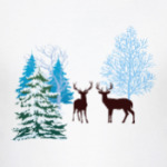 Зимние олени