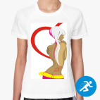 Женская спортивная футболка