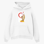 Толстовка худи оверсайз