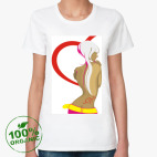 Женская футболка органик