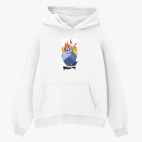 Толстовка худи оверсайз