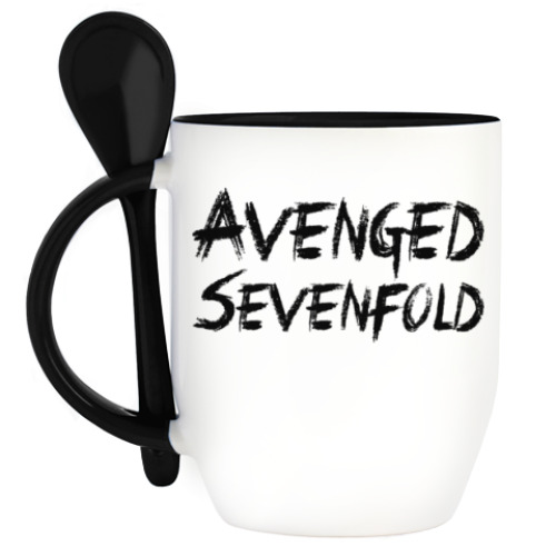 Кружка с ложкой Avenged Sevenfold