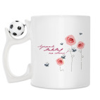 Кружка с футбольным мячиком