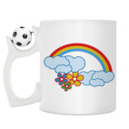 Кружка с футбольным мячиком