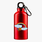 Металлическая бутылка 400 мл UV-DTF