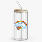 Банка с бамбуковой крышкой