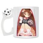 Кружка с футбольным мячиком