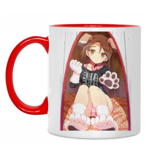 Кружка с принтом Anime art