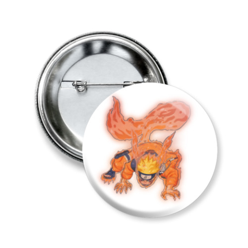 Значок 50мм с принтом Наруто