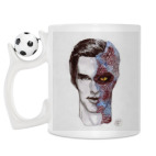 Кружка с футбольным мячиком