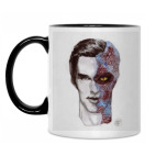 Кружка двухцветная