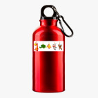 Металлическая бутылка 400 мл UV-DTF