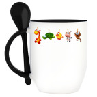 Кружка с ложкой