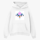 Толстовка худи оверсайз