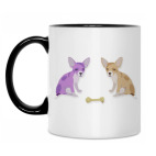 Кружка двухцветная