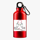 Металлическая бутылка 400 мл UV-DTF