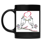 Кружка цветная UV-DTF