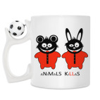 Кружка с футбольным мячиком