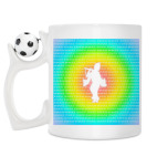 Кружка с футбольным мячиком