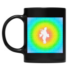 Кружка цветная UV-DTF