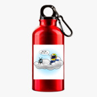 Металлическая бутылка 400 мл UV-DTF