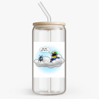 Банка с бамбуковой крышкой