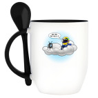 Кружка с ложкой