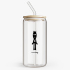 Банка с бамбуковой крышкой