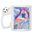 Кружка с футбольным мячиком