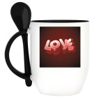 Кружка с ложкой