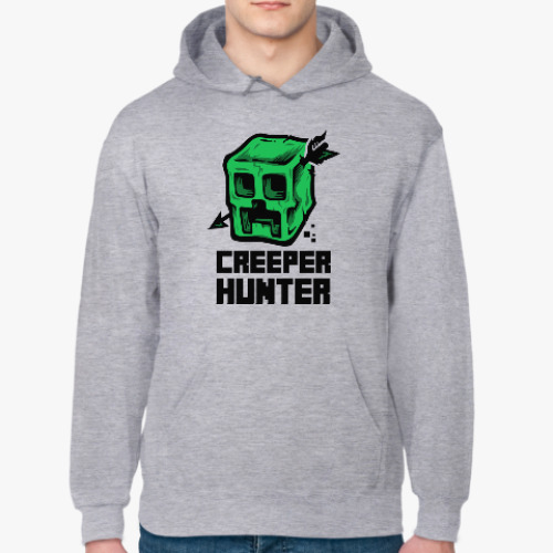 Толстовка худи Creeper Hunter . Minecraft