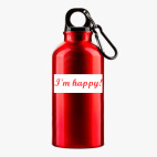 Металлическая бутылка 400 мл UV-DTF