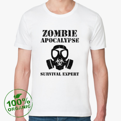 Футболка из органик-хлопка Zombie Apocalypse